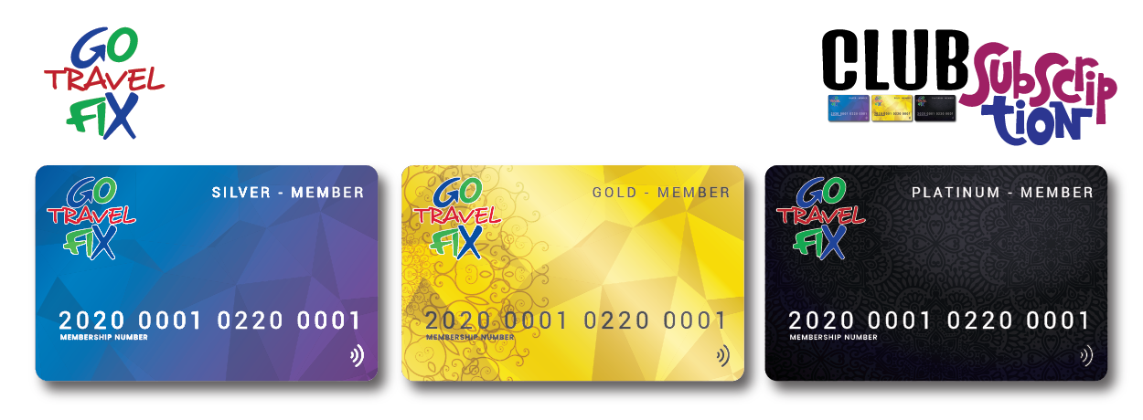 Gotravelfix Club Membership Cards